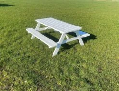 Goedkopepicknicktafels.nl | Witte XL Picknicktafel | Tuintafel 6 Persoons | Wit Gespoten Gedroogd Grenen Hout! 14 Goedkopepicknicktafels.nl | Witte XL Picknicktafel | Tuintafel 6 Persoons | Wit Gespoten Gedroogd Grenen Hout! -Buitentuinwinkel 1200x918 8