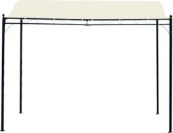 Outsunny Pergola Partytent Paviljoen Overkapping Tent Metaal Crème 297x297 Cm 84C-038 -Buitentuinwinkel 1200x923 4