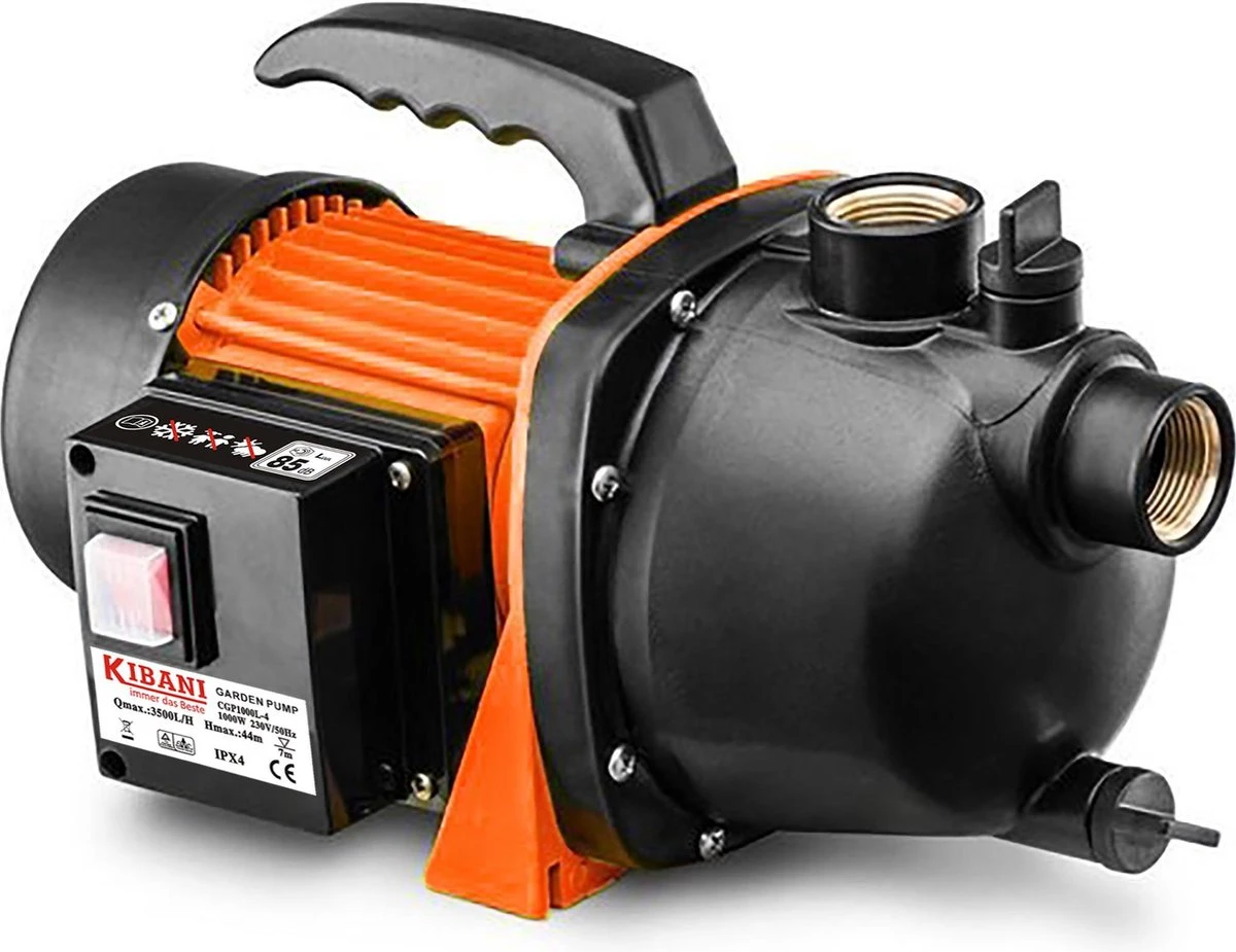 Kibani Tuinpomp 3500 Liter P/uur - Waterpomp 3 Kibani Tuinpomp 3500 Liter P/uur - Waterpomp