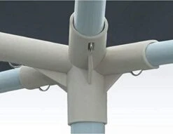 MaxxGarden Partytent - Feesttent Paviljoen - 3x3m - Antraciet -Buitentuinwinkel 1200x928 10