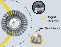 Merkloos Onkruidborstel Voor Bosmaaier | 200mm 20 Cm Staalborstel Nieuw | Universele Onkruidborstel 200 Mm - Onkruidverwijderaar - Voegenborstel - Grastrimmer 16 Merkloos Onkruidborstel Voor Bosmaaier | 200mm 20 Cm Staalborstel Nieuw | Universele Onkruidborstel 200 Mm - Onkruidverwijderaar - Voegenborstel - Grastrimmer -Buitentuinwinkel 1200x928 7