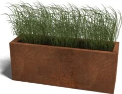 MySteel Cortenstaal Plantenbak Texas L100 X B30 Cm - Hoogte: 30 Cm