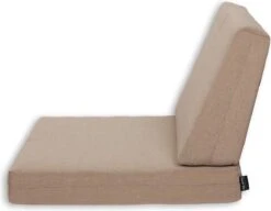 Universeel Lounge Kussen Strak Schuin Uni Zand