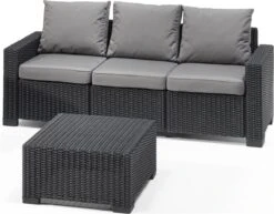 Allibert California Chaise Longue Loungeset - 3 A 4 Personen - Grafiet -Buitentuinwinkel 1200x939 8