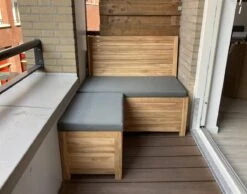 Kleine Teakhouten Tuinbank Met Opbergruimte - 100 X 60 X 90 Cm - Duurzaam Teakhout - Blijft Strak En Mooi - Sterke Constructie Om Lang Mee Te Gaan -Buitentuinwinkel 1200x942 4