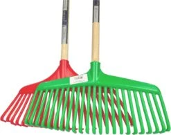 Synx Tools Gazonhark Bladhark 23 Tanden Hark - Harken - Grashark- Gazon - Kunststof Blauw/groen -Met Steel 120cm -Buitentuinwinkel 1200x947 5