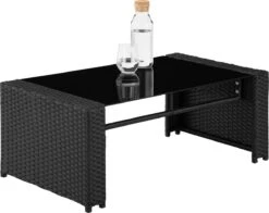 Tectake - Wicker Zitgroep Tuinset Lucca - Zwart - 404131 -Buitentuinwinkel 1200x952 2