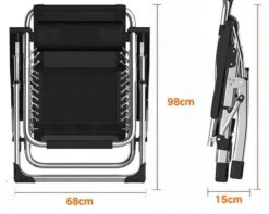 Brulo - Ligstoel Tuin - Ligstoelen - Strandstoel Opvouwbaar - Tuinstoel - Incl Tafel En Hoofdkussen -Buitentuinwinkel 1200x956 6