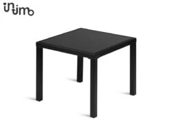 Intimo Ligbeddenset + Tafel - Zwart - 163x60x65/45x45x40 -Buitentuinwinkel 1200x960 10