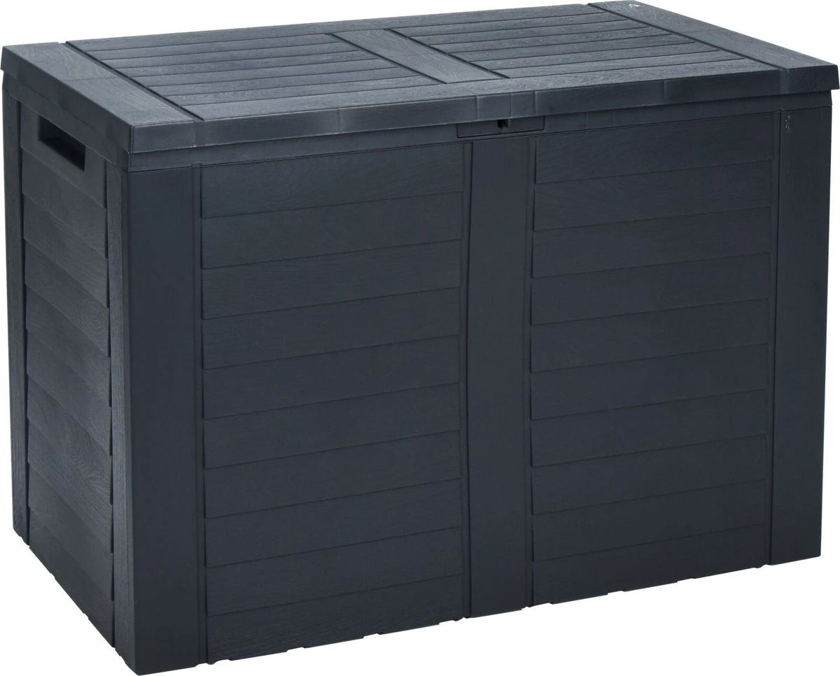 Parya Garden- Opbergbox Kussenbox - Tuinkist 170 Liter - Grijs- 75 X 44 X 53 Cm 3 Parya Garden- Opbergbox Kussenbox - Tuinkist 170 Liter - Grijs- 75 X 44 X 53 Cm