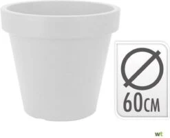 Relaxwonen - Bloempot Rond 60 X 52 Cm Wit 11 Relaxwonen - Bloempot Rond 60 X 52 Cm Wit -Buitentuinwinkel 1200x974 1