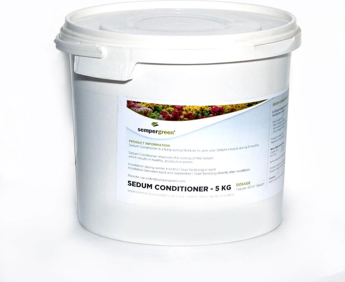 Sedum Bemesting 5 Kg | Sempergreen® 3 Sedum Bemesting 5 Kg | Sempergreen®