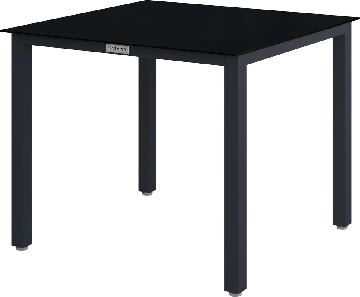Casaria – Tuintafel – Aluminium – 90x90x75cm –Antraciet 3 Casaria – Tuintafel – Aluminium – 90x90x75cm –Antraciet