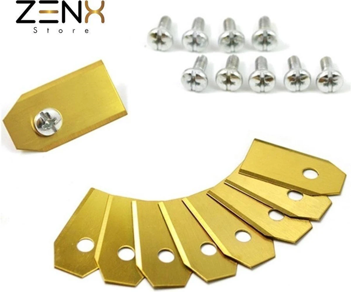 Titanium Robot Grasmaaier Mesjes Voor Husqvarna Automower, Gardena Robotmaaiers 6 Titanium Robot Grasmaaier Mesjes Voor Husqvarna Automower, Gardena Robotmaaiers - Afbeelding 4