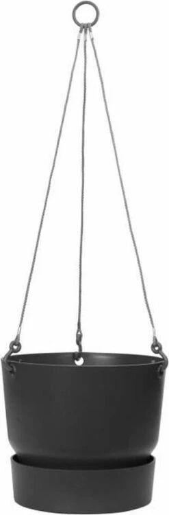 Elho Greenville Hangschaal 24 - Bloempot Voor Balkonbuiten - Ø 23.5 X H 20.5 Cm - Zwart/Living Black 13 Elho Greenville Hangschaal 24 - Bloempot Voor Balkonbuiten - Ø 23.5 X H 20.5 Cm - Zwart/Living Black -Buitentuinwinkel 395x1200