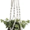Merkloos Plantenhanger Macramé - Luxe Gevlochten Touw Katoen - 1 Stuk - Plantenpot Ophangen - Planthanger -Buitentuinwinkel 414x1200