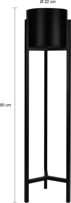 QUVIO Plantenstandaard Inclusief Pot - Staande Plantenbak - Metaal - Plantenbak - Plantenhouders - Planten Zuilen - Voor Buiten - Bloempot - 22 X 22 X 90 Cm - Zwart 12 QUVIO Plantenstandaard Inclusief Pot - Staande Plantenbak - Metaal - Plantenbak - Plantenhouders - Planten Zuilen - Voor Buiten - Bloempot - 22 X 22 X 90 Cm - Zwart -Buitentuinwinkel 420x1200 3