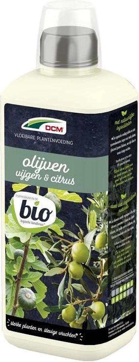 Dcm Meststof Vloeibaar Olijven & Vijgen - Siertuinmeststoffen - 800 Ml Bio 4 Dcm Meststof Vloeibaar Olijven & Vijgen - Siertuinmeststoffen - 800 Ml Bio - Afbeelding 2