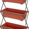 Tectake - Verticaal Plantenrek Met 4 Bakken - 403445 2 Tectake - Verticaal Plantenrek Met 4 Bakken - 403445 -Buitentuinwinkel 486x1200 1
