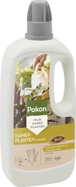 Pokon Bio Kamerplanten Voeding - 1l - Plantenvoeding (bio) - 7ml Per 1L Water -Buitentuinwinkel 492x1200 1