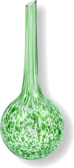 Merkloos Decopatent® 4 Stuks - Waterdruppelaar Voor Planten - Watergever - Glas - Waterbollen - Watergeefsysteem - Plantenbollen - Groen -Buitentuinwinkel 530x1200