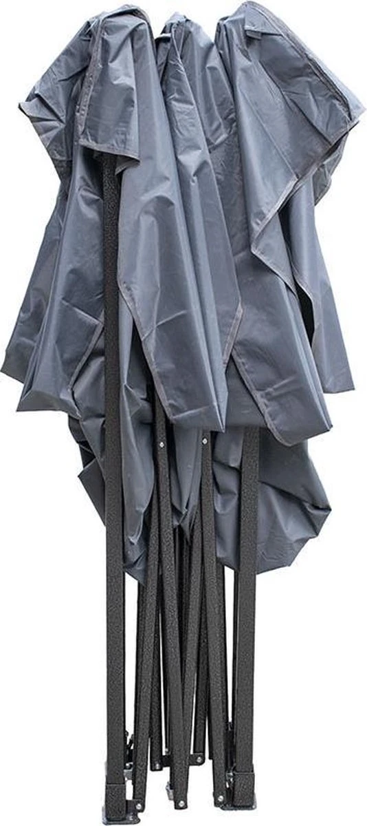 Garden Royal Easy Up Partytent 3x3 Donker Grijs 8 Garden Royal Easy Up Partytent 3x3 Donker Grijs - Afbeelding 6