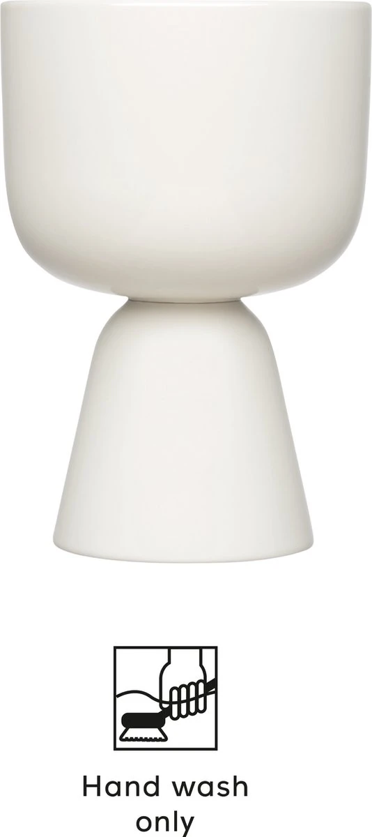 Iittala Nappula - Bloempot - Bloempotten Voor Binnen En Buiten - Plantenpotten - Wit - 230 X 155 Mm - 1 Stuk 4 Iittala Nappula - Bloempot - Bloempotten Voor Binnen En Buiten - Plantenpotten - Wit - 230 X 155 Mm - 1 Stuk - Afbeelding 2
