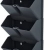 Prosperplast Verticale Kruidentuin Kunststof - Staand/hangend - Modulair - Antraciet Grijs - L 20 X B 11 X H 48 Cm - Incl. Kruidenschaar -Buitentuinwinkel 554x1200 1