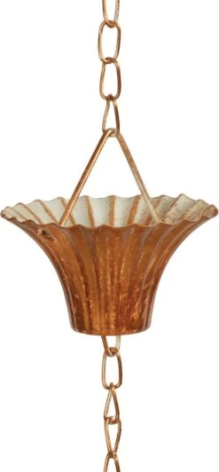 Esschert Design Regenketting 254 Cm Staal Koper 10 Esschert Design Regenketting 254 Cm Staal Koper -Buitentuinwinkel 557x1200