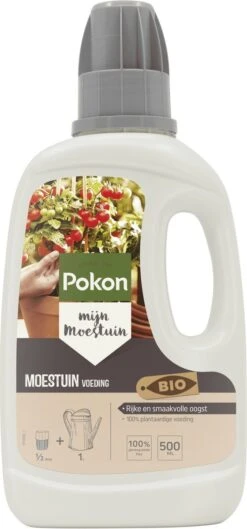 Pokon Bio Moestuinvoeding - 500ml - Plantenvoeding - 14ml Per 1l Water -Buitentuinwinkel 560x1200