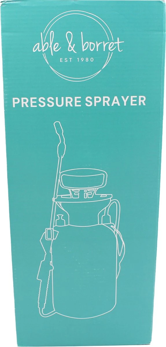 Drukspuit - Verstuiver - Plantenspuit - Plantensproeier - 2 Liter - Able & Borret 7 Drukspuit - Verstuiver - Plantenspuit - Plantensproeier - 2 Liter - Able & Borret - Afbeelding 5