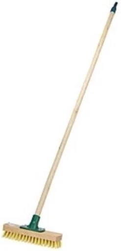 Merkloos Luiwagen/schrobbezem Met Steel - Hout - 24 Cm -Buitentuinwinkel 578x1200 5