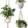 Plantenhanger Macrame Set Van 2 - Plantenhanger Met Ruimte Voor 3 Potten - Luxe Gevlochten Touw 100% Katoen - Duurzaam - Plantenbakken - Bloempotten - Macramé Stijl Hanger Voor Bloempotten - Hangpot - Fienosa 1 Plantenhanger Macrame Set Van 2 - Plantenhanger Met Ruimte Voor 3 Potten - Luxe Gevlochten Touw 100% Katoen - Duurzaam - Plantenbakken - Bloempotten - Macramé Stijl Hanger Voor Bloempotten - Hangpot - Fienosa -Buitentuinwinkel 601x1200 2