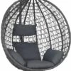 Bircim Hangstoel Ei/Egg-Vorm Met Dikke Kussens - Voor Binnen En Buiten - Incl. Standaard, Onderstel & Kussens - Antraciet -Buitentuinwinkel 613x1200 5