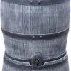 Regentonset Roto 120 Liter + Voet - Grijs -Buitentuinwinkel 632x1200