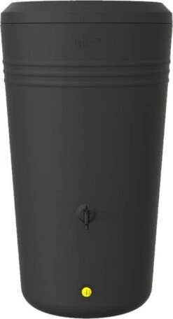 Elho Green Basics Regenton - Regenton - Living Black - Buiten - 200 Liter -Buitentuinwinkel 650x1200