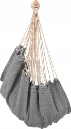 RENALUX Hangstoel Buiten En Binnen - Hangstoel Voor Binnen - Hangstoel Zonder Standaard - Hangstoel Cocoon - Gratis 2 Zachte Kussens - 150 KG - Grijs -Buitentuinwinkel 661x1200 4