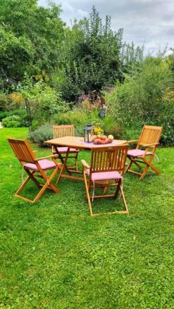 Merkloos Luxe Tuinset 'Sydney' - 5-delig - Acaciahout - FSC Gecertificeerd -Buitentuinwinkel 675x1200 5