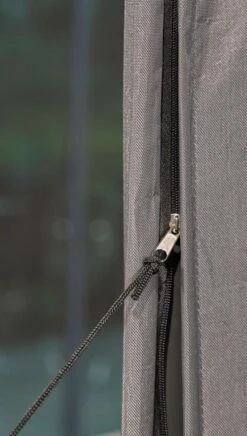 Weersbestendige Parasolhoes - Max. 4 X 4 M - Grijs / Antraciet - Zweefparasol -Buitentuinwinkel 680x1200