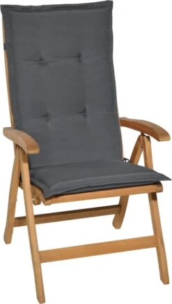 Beautissu Loft HL – Set Van 4 Tuinkussens Hoge Rug 120x50x6 Cm Kussen Grafiet Grijs Tuinstoelkussens Zitkussen Tuinstoel -Buitentuinwinkel 682x1200 2