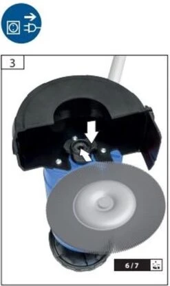 Borg Elektrische Onkruidborstel - 400 Watt - Inclusief 2 Borstels - -Buitentuinwinkel 713x1200