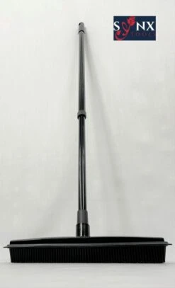 Synx Tools Zachte Bezem Rubberen Zwart 30cm Vloertrekker Binnen Bezem - Pet Hair Remover Bezems - Huisdierhaar Verwijderaar En Kappersbezem Met Steel - Vloertrekkers Met Bezemsteel - Vloertrekker Badkamer - 60/120 Cm Steel -Buitentuinwinkel 729x1200 4