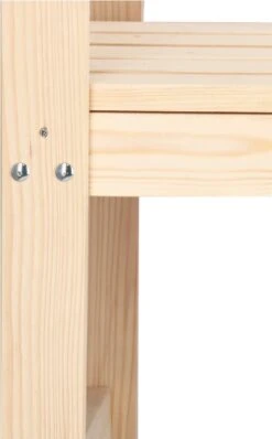 Merkloos Springos Tuinbank | Tuinbankje | Zitbank Buiten | Naaldhout | 119 X 78 X 45 Cm | Licht -Buitentuinwinkel 744x1200 2