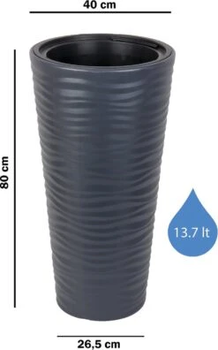 Lange Bloempot L Vaas Wit 80cm Plantenbak Voor Aan Deur Binnen Buiten -Buitentuinwinkel 749x1200