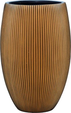 Capi Europe - Vaas Elegant Deluxe Groove XL - 40x61 - Goud - Bloempot Voor Binnen - Opening ⌀29 - GVGB1131 7 Capi Europe - Vaas Elegant Deluxe Groove XL - 40x61 - Goud - Bloempot Voor Binnen - Opening ⌀29 - GVGB1131 -Buitentuinwinkel 750x1200 1