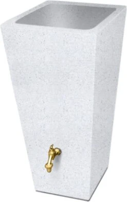 Prestige Manhattan 100L Regenton Zwart (incl. Kraantje) -Buitentuinwinkel 753x1200