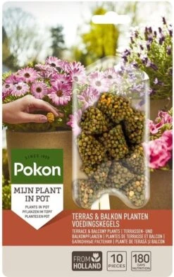 Pokon Voedingskegels Voor Terras- & Balkonplanten - 40 Stuks - 180 Dagen Voeding - Plantenvoeding -Buitentuinwinkel 754x1200 1