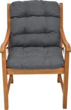 Beautissu Flair NL – Set Van 2 Tuinkussen Lage Rug Antraciet – 100x50 Cm – Zitkussen Matraskussen Voor Tuin Meubelen -Buitentuinwinkel 772x1200 8