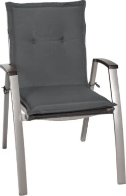 Beautissu Set Van 6x Tuinkussens Lage Rug Loft NL 100 X 50 X 6 Cm - Kussen Antraciet - Zitkussen Sierkussen Tuinstoel -Buitentuinwinkel 773x1200 6