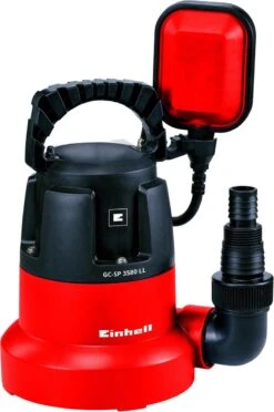 Nieuwe Producten 5 Einhell Dompelpomp GC-SP 3580 LL (350 W - 8000 L/h - 1 Mm Restwater - Traploos Instelbare Vlotterschakelaar - Geïntegreerd Terugslagventiel - Draaghandvat - Kabelopwikkeling - Mechanische Afdichting)